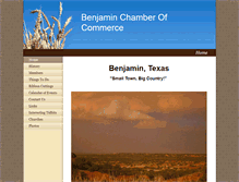Tablet Screenshot of benjaminchamber.com